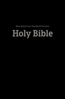 NASB Pew and Worship Bible, Black, Comfort Print (Hard Cover)