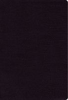 NASB Thinline Bible, Large Print, Black, Red Letter Edition (Bonded Leather)