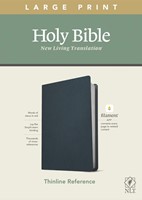 NLT Large Print Thinline Reference Bible, Filament Edition (Imitation Leather)