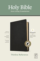 NLT Thinline Reference Bible, Filament Edition, Black (Imitation Leather)