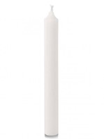 White Christingle Candles 4 1/2