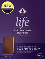 NKJV Life Application Study Bible Third Edition, Large Print (Imitation Leather)