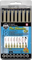 Pigma Pen Favourites Kit (8 piece) (Kit)