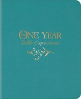 One Year Bible Expressions, Tidewater Teal (Imitation Leather)