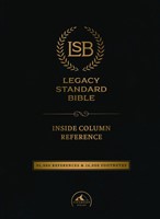 LSB Inside Column Reference Black Cowhide Indexed (Leather Binding)