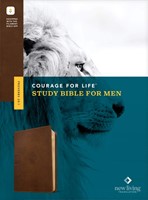 NLT Courage for Life Study Bible for Men, Filament Edition (Imitation Leather)