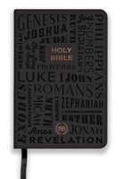 LSB Compact Bible, Black 66 Books Rose Gold (Imitation Leather)