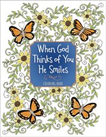 When God Thinks Of You He Smiles Colouring Book (Paperback)