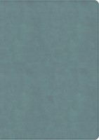 NASB Notetaking Bible, Large Print Edition, Earthen Teal (Leather Binding)