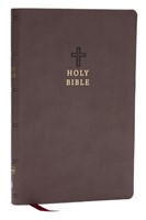 NKJV Value Ultra Thinline Bible, Charcoal Leathersoft (Hardback)