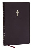 NKJV Ultra Thinline Bible, Black Leathersoft, Red Letter (Hard Cover)