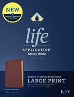 KJV Life Application Study Bible, Third Edition, Large Print (Leather Binding)