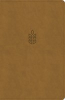 CSB Personal Size Giant Print Bible, Camel Suedesoft (Imitation Leather)