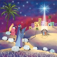 Shepherds Christmas Cards - Pack of 10 (Cards)