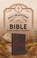 Daily Devotional Bible King James Version [Hickory Cross] (Imitation Leather)
