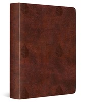 ESV Single Column Journaling Bible, Chestnut, Leaves (Imitation Leather)