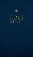 ESV Church Bible, Large Print, Hardcover, Blue (Hard Cover)