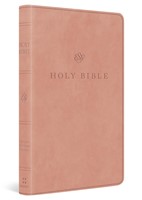 ESV Premium Church Bible, Large Print, Blush Rose (Imitation Leather)