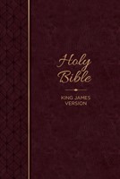 KJV Holy Bible Giant Print Maroon (Leather Binding)