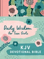 Daily Wisdom for Teen Girls KJV Devotional Bible (Hard Cover)