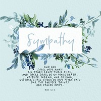 Sympathy: And God Shall Wipe - Greeting Card (Cards)