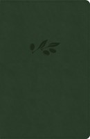 NASB Personal Size Giant Print Bible, Olive, Indexed (Imitation Leather)