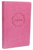 KJV Holy Bible: Deluxe Gift, Pink Leathersoft, Red Letter (Imitation Leather)