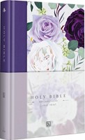 KJV Holy Bible, Large Print Medium Format, Purple (Hardback)