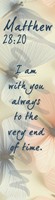 Matthew 28:20 Butterflies Bookmark (pack of 10) (Bookmark)