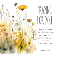 Praying For You. For I The Lord Thy God - Greeting Card (Cards)