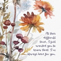 At This Difficult Time, Here For You - Greeting Card (Cards)