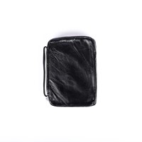 Bible Cover Lambskin Black Large (Bible Case)
