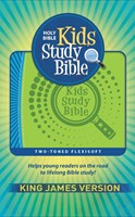 KJV Kids Study Bible, Green/Blue, Red Letter (Imitation Leather)
