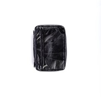 Bible Cover Patchwork Leather Black Large (Bible Case)