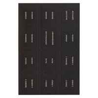 Black And Silver Bible Indexing Tabs (Bookmark)