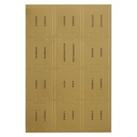 Bible Indexing Tabs For Gold Gilt-Edged Bibles (Bookmark)