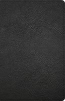 CSB Thinline Bible, Anglicised Edition, Black Leather (Genuine Leather)