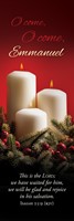 O Come Emmanuel Bookmark (pack of 25) (Bookmark)