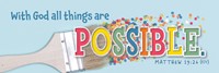 All Things Possible Kids Bookmark (pack of 25) (Bookmark)