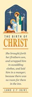 Birth of Christ Kids Bookmark (pack of 25) (Bookmark)