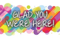 Glad You Were Here Postcard (pack of 25) (Postcard)