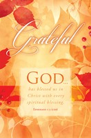 Grateful Thanksgiving Bulletin (pack of 100) (Bulletin)