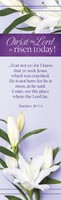 Easter Bookmark Christ The Lord is Risen Today (Pack of 25) (Bookmark)