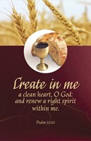 Communion Bulletin: Create (Pack of 100) (Bulletin)