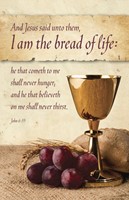 Communion Bulletin: I Am The Bread (Pack of 100) (Bulletin)
