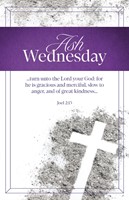 Ash Wednesday Bulletin: For He is Gracious (Pack of 100) (Bulletin)