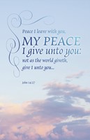 Funeral Bulletin: My Peace (Pack of 100) (Bulletin)