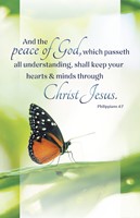 Funeral Bulletin: And the Peace (Pack of 100) (Bulletin)