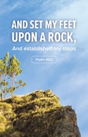 General Worship Bulletin: Set My Feet (Pack of 100) (Bulletin)