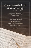 General Worship Bulletin: Unto the Lord (Pack of 100) (Bulletin)